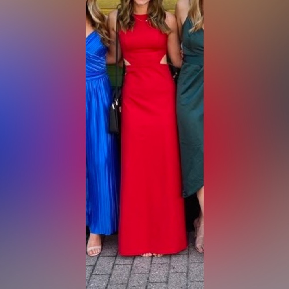 Red lulu dress